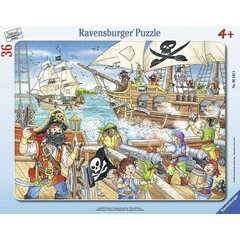 Пазл Ravensburger 36 деталей Пиратский корабль цена и информация | Пазлы | kaup24.ee