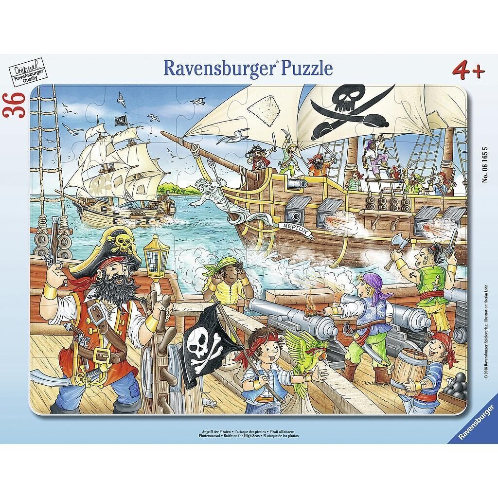 Pusle Piraadilaev Ravensburger, 36 tk цена и информация | Pusled | kaup24.ee