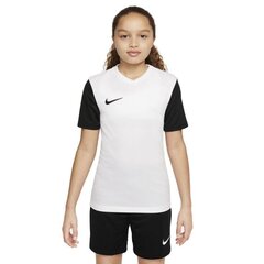 T-särk tüdrukutele Nike Dri-Fit Tiempo Premier 2 Jr DH8389-100, valge hind ja info | Tüdrukute särgid | kaup24.ee