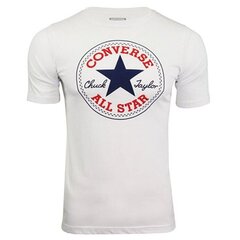 T-särk poistele Converse Jr. 831009 001, valge hind ja info | Poiste särgid | kaup24.ee