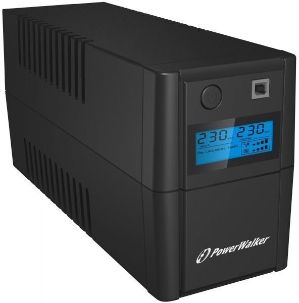 PowerWalker VI 650 SE LCD цена и информация | Puhvertoiteallikad (UPS) | kaup24.ee