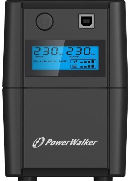 PowerWalker VI 650 SE LCD цена и информация | Puhvertoiteallikad (UPS) | kaup24.ee