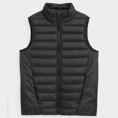 Laste vest 4F 4FJSS23TVJAM00820S, must hind ja info | Poiste kampsunid, vestid ja jakid | kaup24.ee