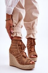 Sandaalid naistele Camel, pruun hind ja info | Naiste sandaalid | kaup24.ee