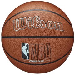 Korvpallipall Wilson NBA Forge Plus Eco Ball WZ2010901XB, suurus 7 цена и информация | Баскетбольные мячи | kaup24.ee