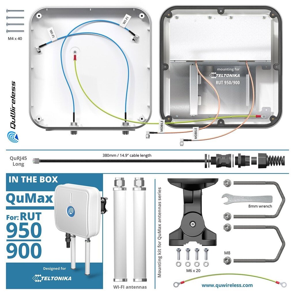 QuWireless QuMax A950M hind ja info | TV antennid | kaup24.ee