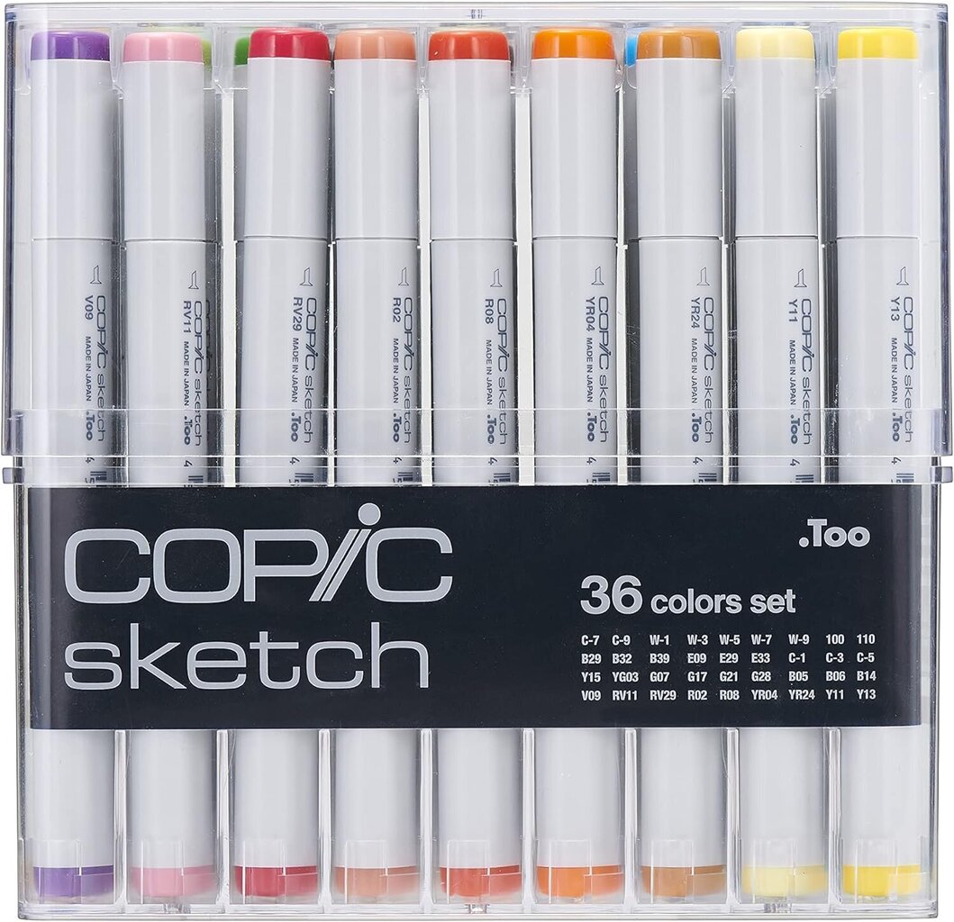 Markerid Copic Sketch, 36 tk hind ja info | Kunstitarbed, voolimise tarvikud | kaup24.ee