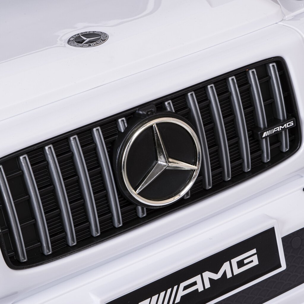 Mercedes AMG G63 ühekohaline elektriauto lastele, valge hind ja info | Laste elektriautod | kaup24.ee