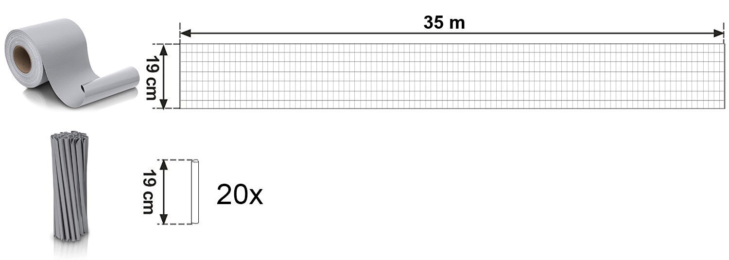 Aia lint 19 cmx35 m hind ja info | Aiad ja tarvikud | kaup24.ee