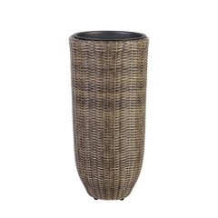 Lillepotiümbris Wicker, D37xH77cm, tumepruun hind ja info | Dekoratiivsed lillepotid | kaup24.ee