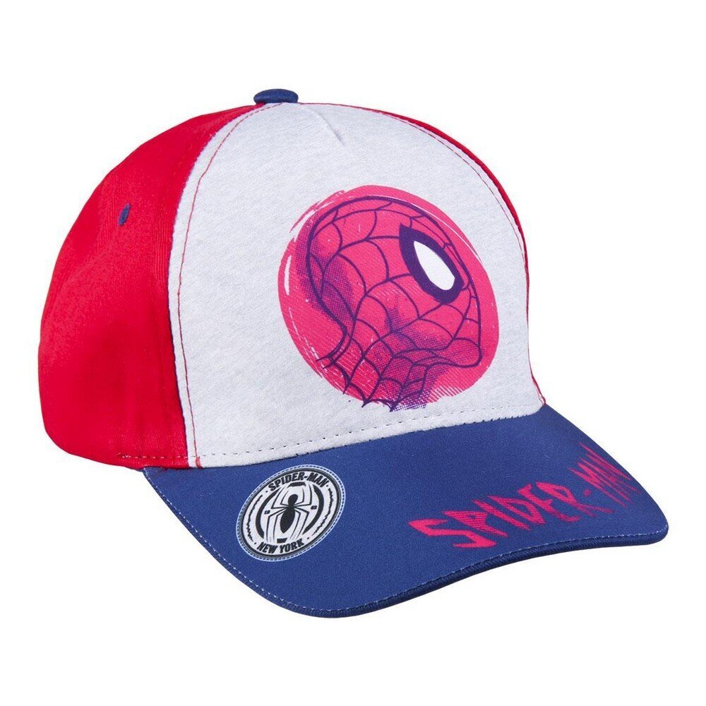 Nokamüts poistele Spiderman, punane hind ja info | Poiste mütsid, sallid, kindad | kaup24.ee