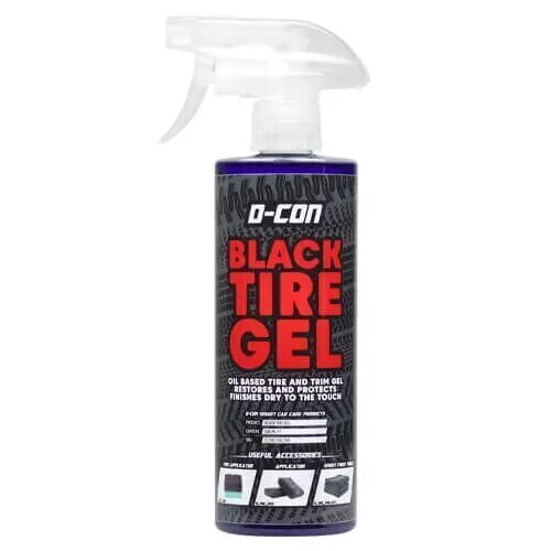 Kummi mustav geel D-Con Black Tire Gel Dressing 500 ml hind ja info | Autokeemia | kaup24.ee