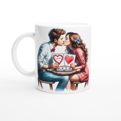 Кружка - влюбленная пара целуют друг друга  цена и информация | Оригинальные кружки | kaup24.ee