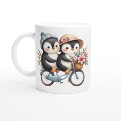 Кружка – два пингвина на велосипеде цена и информация | Оригинальные кружки | kaup24.ee