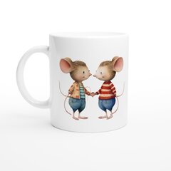Kruus – kaks hiirt vaatavad üksteisele otsa. hind ja info | Originaalsed tassid | kaup24.ee