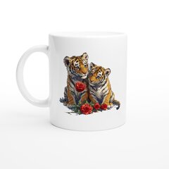 Кружка - Влюбленные тигры цена и информация | Оригинальные кружки | kaup24.ee