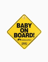 Наклейка на автомобиль Baby On Board Bebe Confort, желтый цвет цена и информация | Дополнительные принадлежности | kaup24.ee