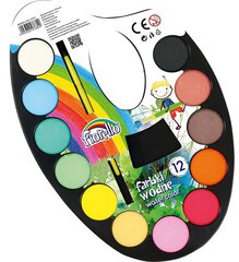 Vesivärvide palett FIORELLO, 12 värvi hind ja info | Kunstitarbed, voolimise tarvikud | kaup24.ee
