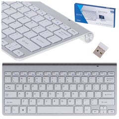 Беспроводная клавиатура Smart TV цена и информация | Клавиатура с игровой мышью 3GO COMBODRILEW2 USB ES | kaup24.ee