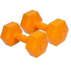 Eb Fit hantlite komplekt 2x2 kg, oranž hind ja info | Hantlid, kangid, raskused | kaup24.ee