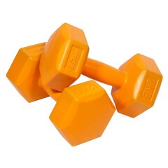 Eb Fit hantlite komplekt 2x2 kg, oranž hind ja info | Hantlid, kangid, raskused | kaup24.ee