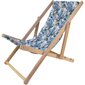 Klassikaline puidust tool, lilled hind ja info | Päevitustoolid | kaup24.ee