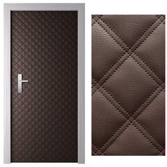 Обивка двери SONIC светло-коричневая 110 см цена и информация | Дверные петли и другие принадлежности | kaup24.ee