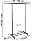 Riidestange, must hind ja info | Riidestanged ja nagid | kaup24.ee