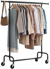 Мобильная вешалка HARUN на колесах цена и информация | Вешалки для одежды | kaup24.ee