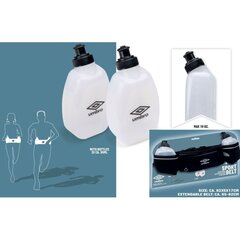 UMBRO jooksurihm koos joogipudeliga, 2x300 ml цена и информация | Другие товары для фитнеса | kaup24.ee