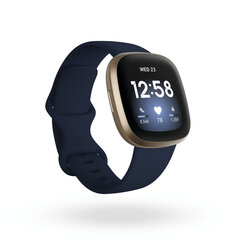 Defektiga toode. Fitbit Versa 3 Midnight/Soft Gold hind ja info | Defektiga tooted | kaup24.ee