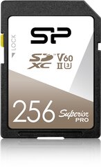 Silicon Power mälukaart SDXC 256GB Superior Pro UHS-II цена и информация | USB накопители | kaup24.ee