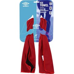 быстросохнущее спортивное полотенце 90x30 см, красное цена и информация | Полотенца | kaup24.ee