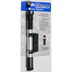 Kasipump BETO Mini Alu CTH-009A with hose цена и информация | Насосы для велосипеда | kaup24.ee