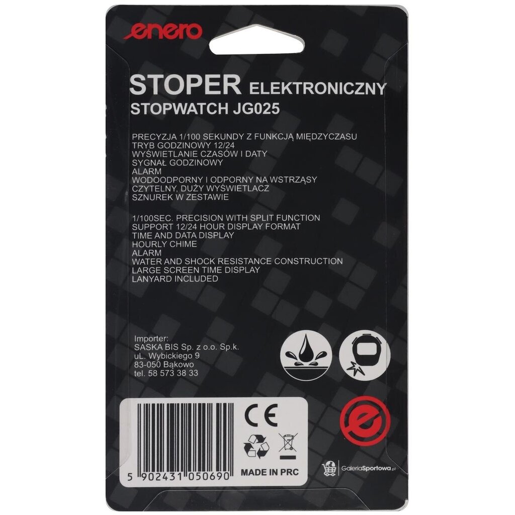 elektrooniline stopper - enero hind ja info | Sammulugejad, kronomeetrid, pulsikellad | kaup24.ee