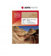 Agfaphoto fotopaber 10x15 Glossy 210g 100 lehte hind ja info | Kirjatarbed | kaup24.ee