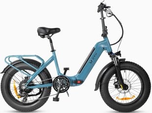 Электровелосипед DYU FF500, 20", синий, 500Вт, 14Ач цена и информация | Электровелосипеды | kaup24.ee