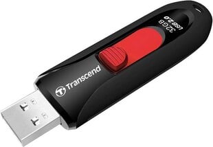 USB некопитель данных Transcend JETFLASH 590, 32GB, USB2, черный цена и информация | USB накопители | kaup24.ee