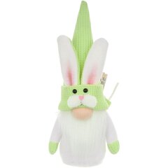 зеленый кролик, 20 см, с подарочным пакетом цена и информация | Гудки для вечеринки Clown Face (4шт.) | kaup24.ee