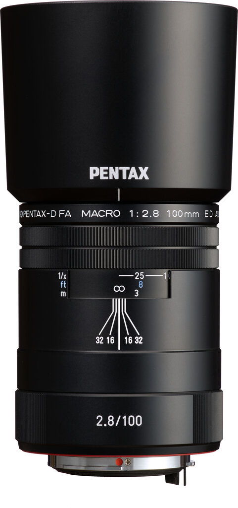 HD Pentax D-FA 100mm f/2.8 Macro ED AW objektiiv, must hind ja info | Objektiivid | kaup24.ee