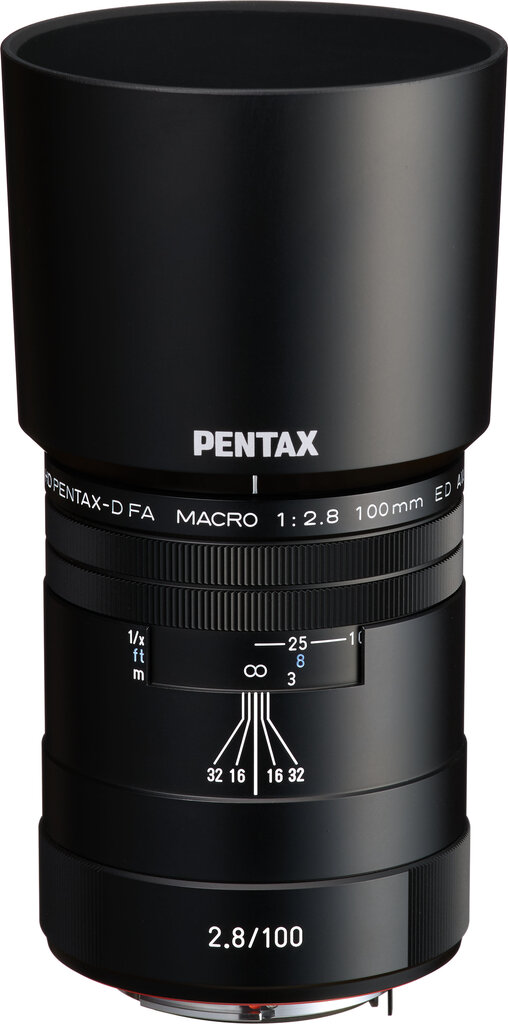 HD Pentax D-FA 100mm f/2.8 Macro ED AW objektiiv, must hind ja info | Objektiivid | kaup24.ee