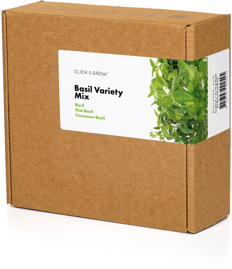 Click & Grow Plant Pod Basil Variety Mix, 9tk hind ja info | Maitsetaimede seemned | kaup24.ee
