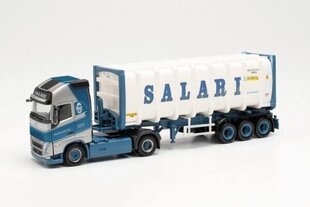 Volvo FH Gl. 2020 30-ft.-Bulkcontainer-Sattelzug Salari 314718 HERPA 1:87 hind ja info | Mudelautode kollektsioneerimine | kaup24.ee