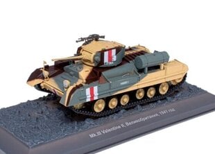 British Infantry Tank Mk.III Valentine II 1941 DEAGOSTINI 1:43 TLB016 цена и информация | Коллекционные модели автомобилей | kaup24.ee