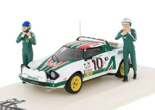 Lancia Stratos HF #10 Winner Rallye Monte Carlo 1976 with Figurines S.Munari/S.Maiga 1:43 IXO SPRM001-76 hind ja info | Mudelautode kollektsioneerimine | kaup24.ee