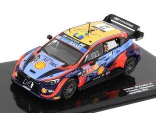 Hyundai i20 N Rally1 #2 Rally Ypern 2022 O.Solberg/E.Edmondson 1:43 IXO RAM875 цена и информация | Коллекционные модели автомобилей | kaup24.ee