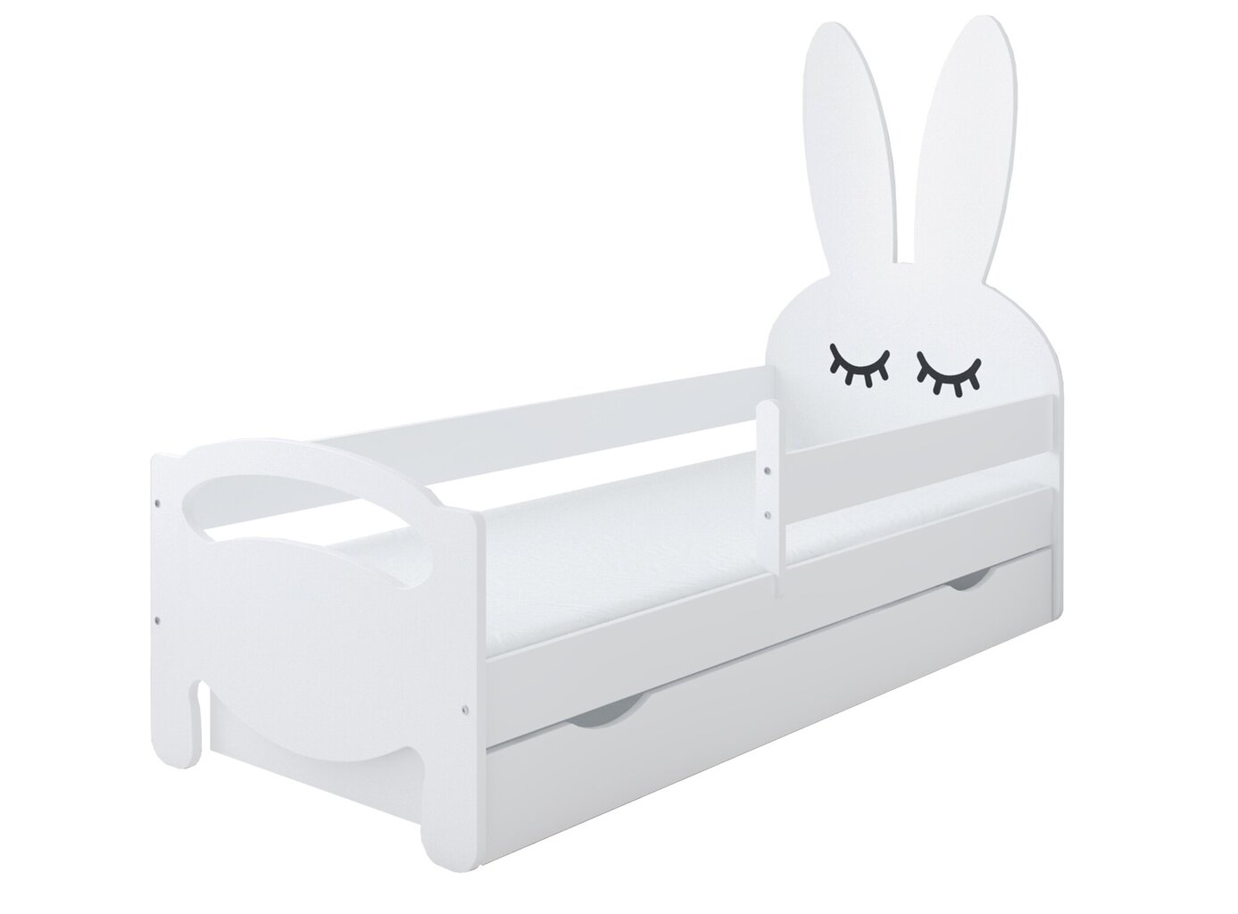 Lastevoodi Bunny madratsiga 80x160 hind ja info | Lastevoodid | kaup24.ee