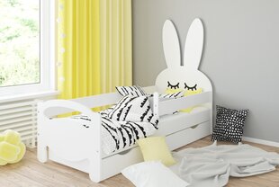 Lastevoodi Bunny madratsiga 80x140 цена и информация | Детские кровати | kaup24.ee