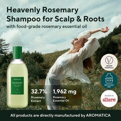 Juuksešampoon Aromatica 01 Rosmarin Veganes, 400 ml hind ja info | Šampoonid | kaup24.ee
