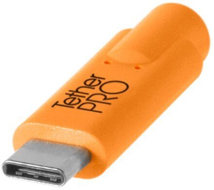 Tether Tools kaabel USB - USB-C 4,6m, oranž цена и информация | Mobiiltelefonide kaablid | kaup24.ee